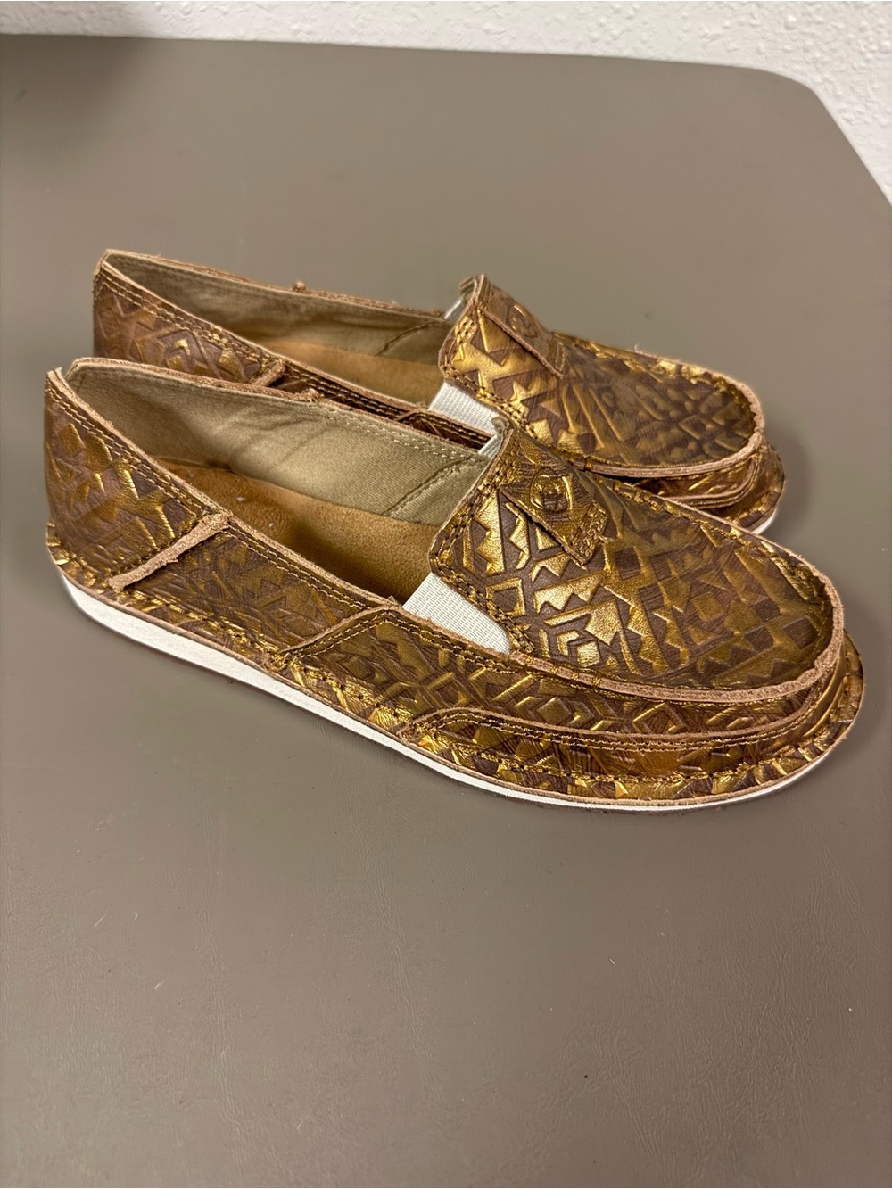 Women's Gold Ariat Shoes